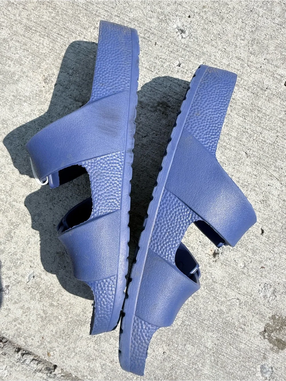Cat & Jack Blue Double Buckle Slide Sandals